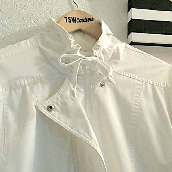 VINTAGE INTERNATIONAL SCENE 90's white jacket 12 - Picture 3 of 8